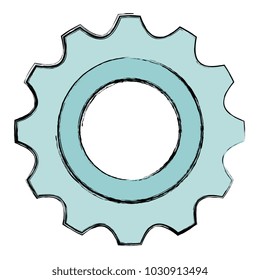 gears machinery isolated icon