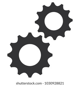 gears machinery isolated icon
