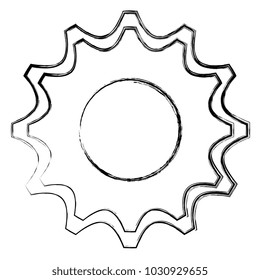 gears machinery isolated icon