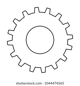 gears machinery isolated icon