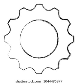 gears machinery isolated icon