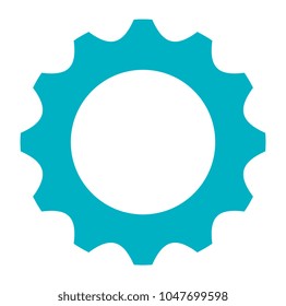 gears machinery isolated icon