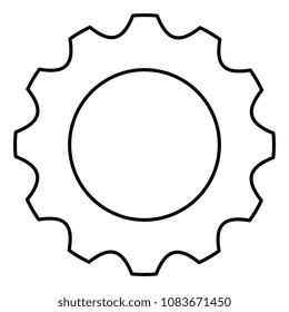 gears machinery isolated icon