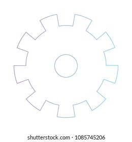 gears machinery isolated icon
