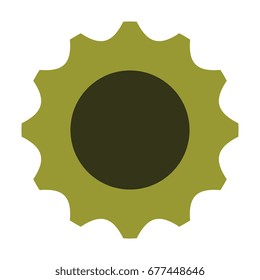 gears machinery isolated icon