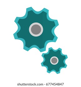 gears machinery isolated icon