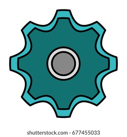 gears machinery isolated icon