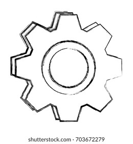 gears machinery isolated icon