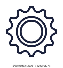 gears machinery isolated icon vector illustration design