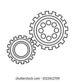 Gears machinery pieces