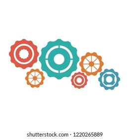 Gears machinery pieces