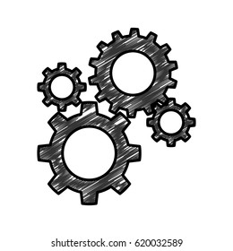 Gears machinery pieces