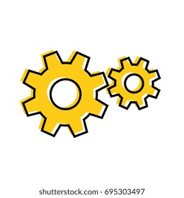 Gears machinery pieces