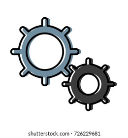 Gears machinery pieces