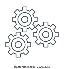 Gears machinery pieces