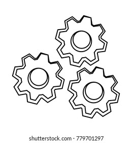 Gears machinery pieces