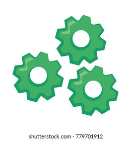 Gears machinery pieces