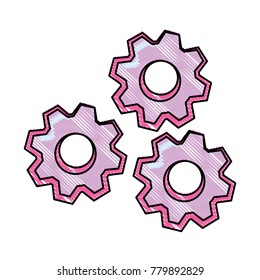 Gears machinery pieces