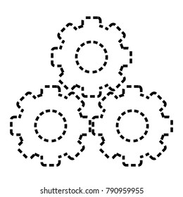 Gears machinery pieces