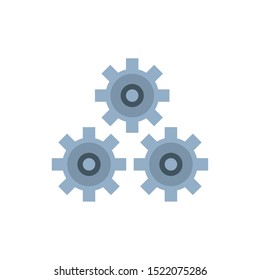 gears machinery settings isolated icon vector illustration design