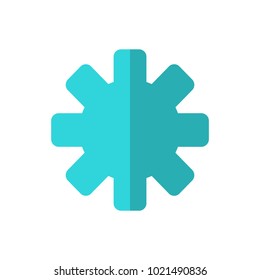 Gears on a white background. Vector illustration.