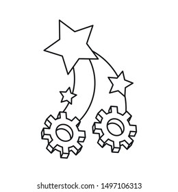 gears pinions with set stars