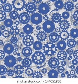 gears. seamless background. vector. eps8
