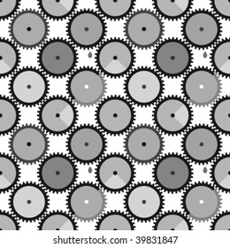 Gears as a seamless pattern
