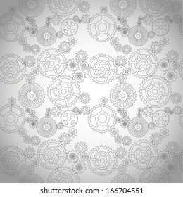 Gears seamless texture. Vector eps10