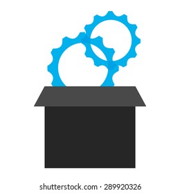 gears settings design, vector illustration eps10 graphic 