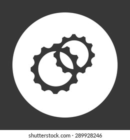 gears settings design, vector illustration eps10 graphic 