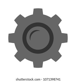 Gears settings icon - Cogwheel gear mechanism vector settings vector icon