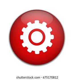 Gears settings sign icon. mechanism symbol. 