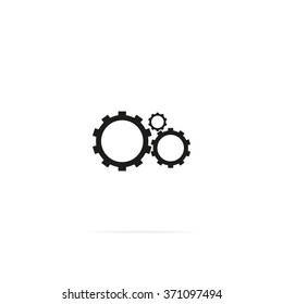 Gears sign icon.