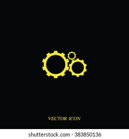 Gears sign icon.