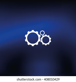 Gears sign icon.