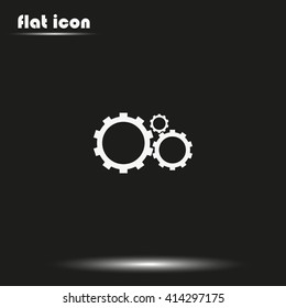 Gears sign icon.