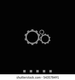 Gears sign icon.