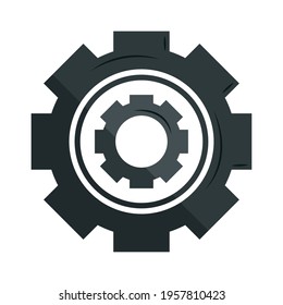 gears solution icon isolated icon