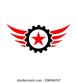 Gears Stars Factory, Automotive Symbol