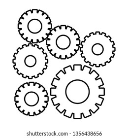 gears support cartoon