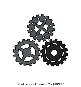 gears three different icon image 