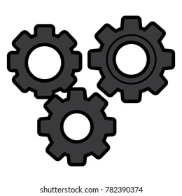 gears three icon image 