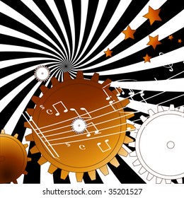 Gears time  mechanism