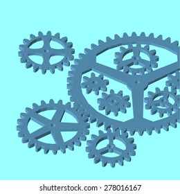 gears vector background