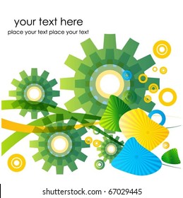 gears vector background