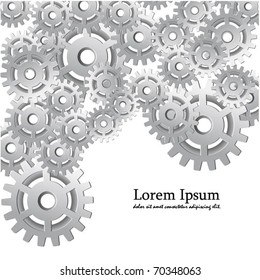 gears vector background