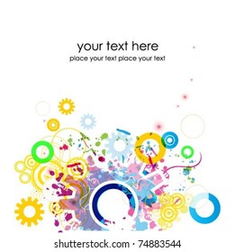 gears vector background