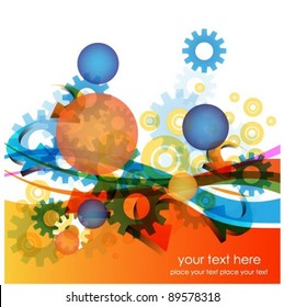 gears vector background