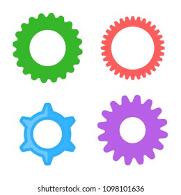 Gears vector collection